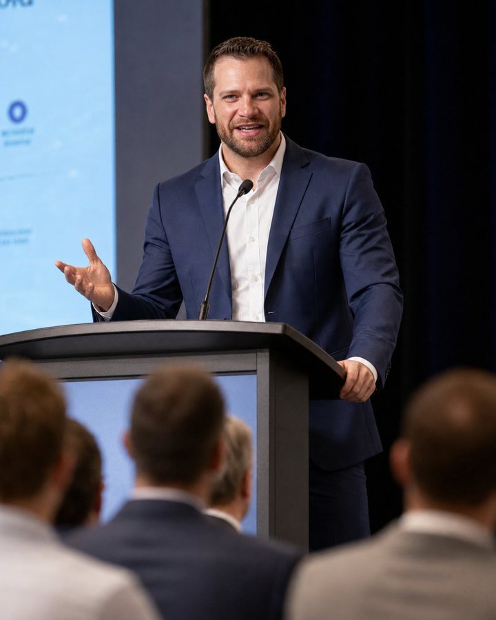 Dr. Seth Blacksburg presenting at a national meeting